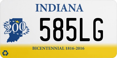 IN license plate 585LG