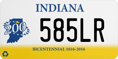 IN license plate 585LR