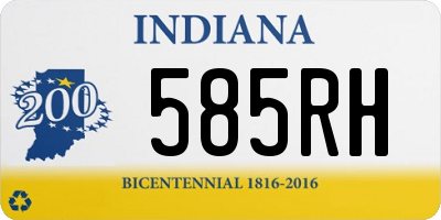 IN license plate 585RH