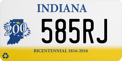 IN license plate 585RJ