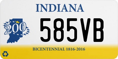 IN license plate 585VB