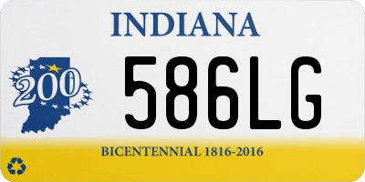 IN license plate 586LG