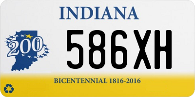 IN license plate 586XH