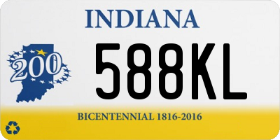 IN license plate 588KL