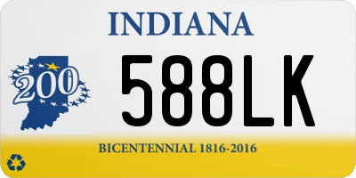 IN license plate 588LK