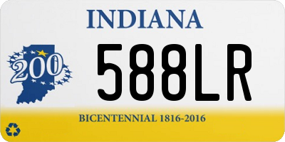 IN license plate 588LR