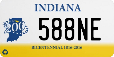 IN license plate 588NE