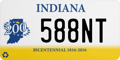 IN license plate 588NT