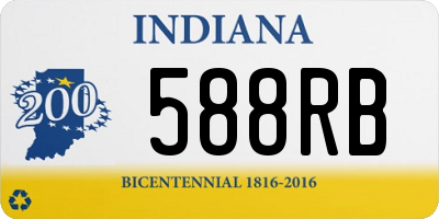 IN license plate 588RB