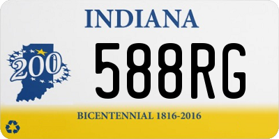 IN license plate 588RG