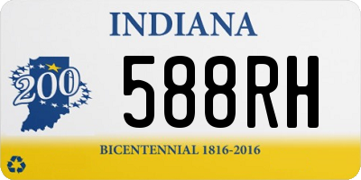 IN license plate 588RH