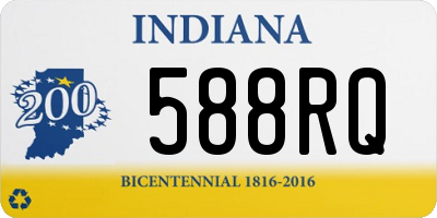 IN license plate 588RQ