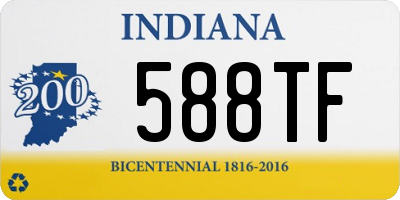 IN license plate 588TF