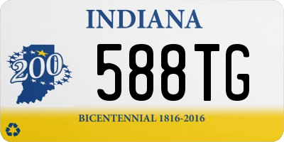 IN license plate 588TG