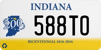 IN license plate 588TO
