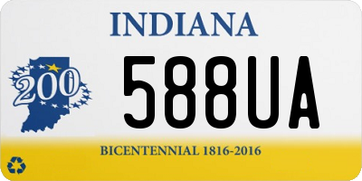 IN license plate 588UA