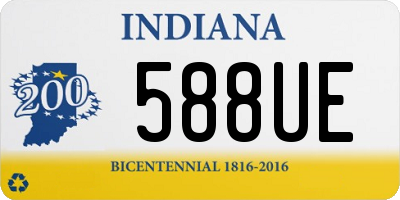 IN license plate 588UE