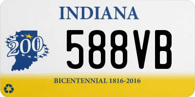 IN license plate 588VB