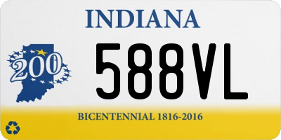 IN license plate 588VL