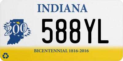 IN license plate 588YL