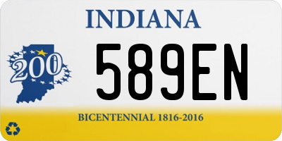 IN license plate 589EN