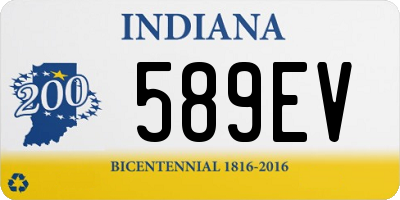 IN license plate 589EV