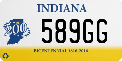 IN license plate 589GG