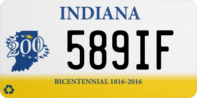 IN license plate 589IF