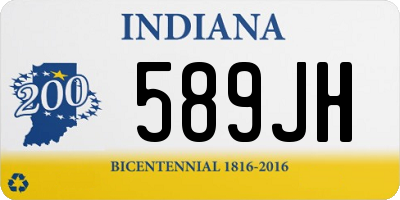 IN license plate 589JH