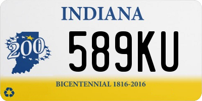 IN license plate 589KU