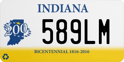 IN license plate 589LM