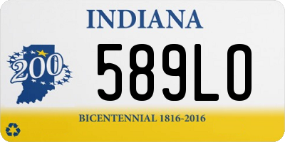 IN license plate 589LO