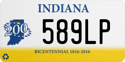 IN license plate 589LP