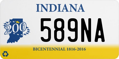 IN license plate 589NA