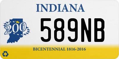 IN license plate 589NB