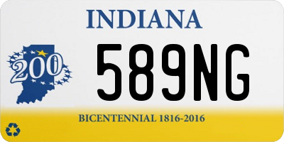 IN license plate 589NG