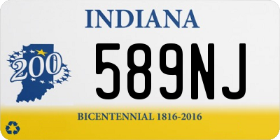 IN license plate 589NJ