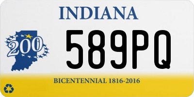 IN license plate 589PQ