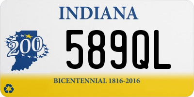 IN license plate 589QL