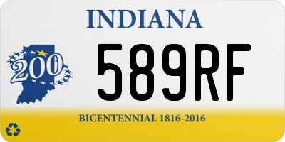 IN license plate 589RF