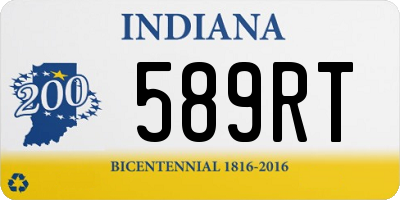 IN license plate 589RT