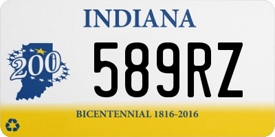 IN license plate 589RZ