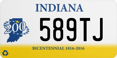IN license plate 589TJ