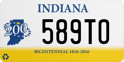 IN license plate 589TO
