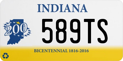 IN license plate 589TS