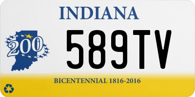 IN license plate 589TV