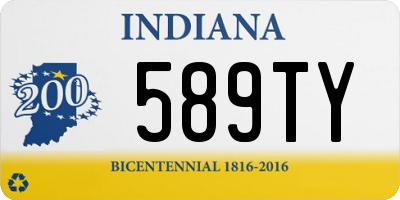 IN license plate 589TY