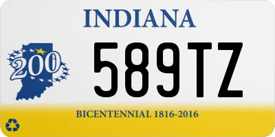 IN license plate 589TZ