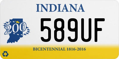 IN license plate 589UF