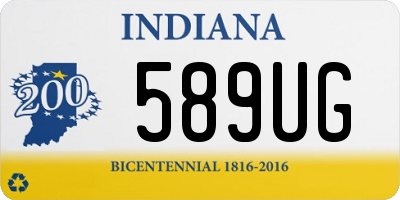 IN license plate 589UG